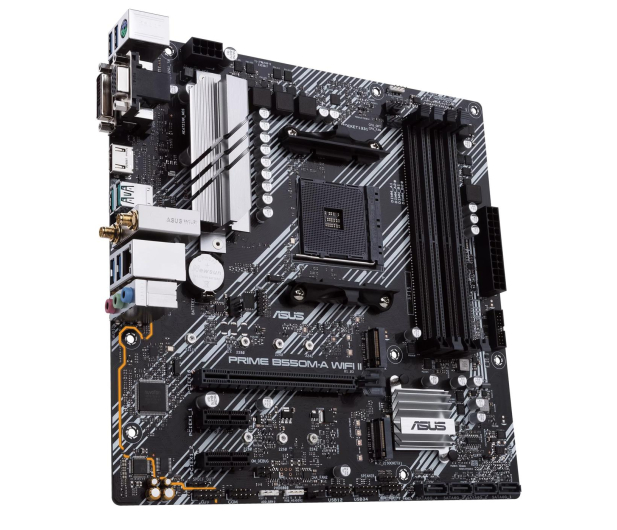 ASUS Płyta główna Prime B550M-A WIFI II AM4 4DDR4 HDMI M.2 mATX PRIME B550M-A WIFI II - 1064331 - zdjęcie 2